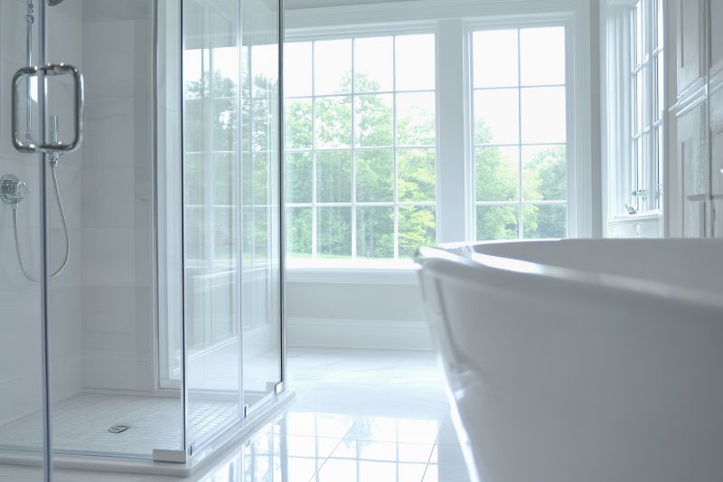 Glass Enclosed Tub